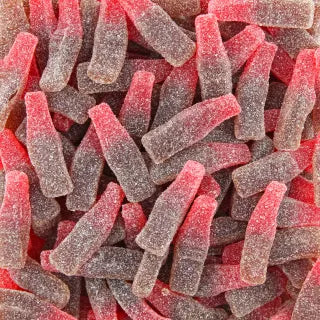 Bouteilles cola cerise