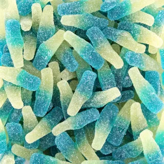 Bouteilles framboises acides