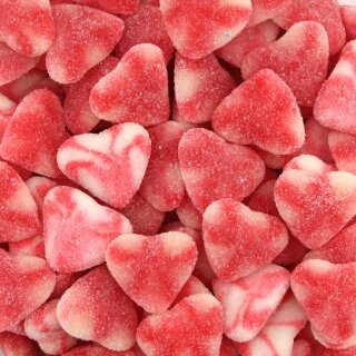 Coeur crémeux twist fraise sucrés