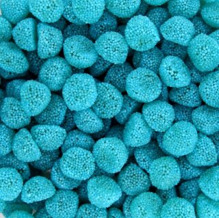 Mûres perlées bleues