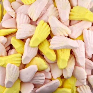 Pieds gélifiés colorés