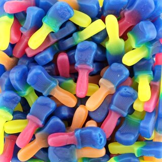 Pinceaux tâche langue