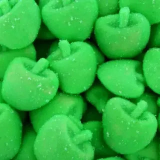 Pommes tendres vertes plates